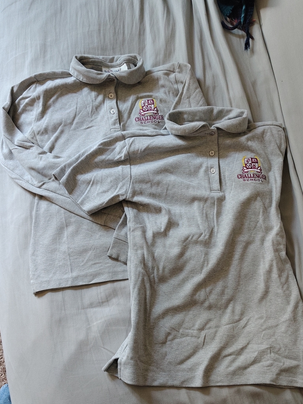 Size YXL Girls Challenger School Uniform Shirt Bundle